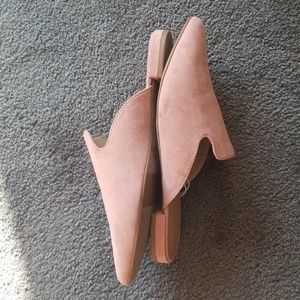 Pink Mules size 9w